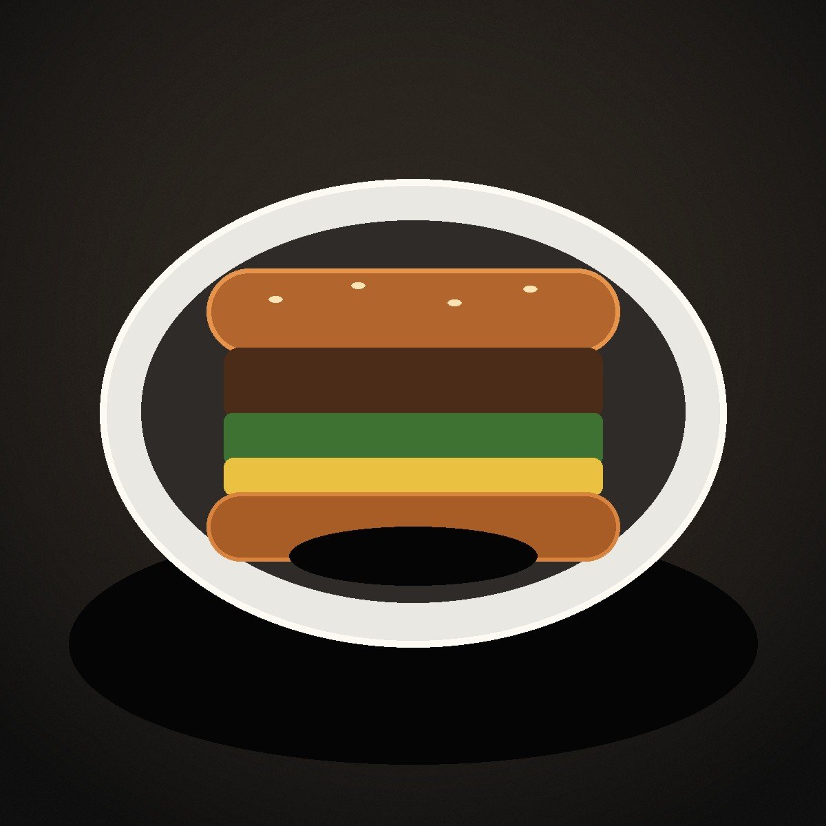 Chicken Cheese Burger - Arabecue Lucknow
