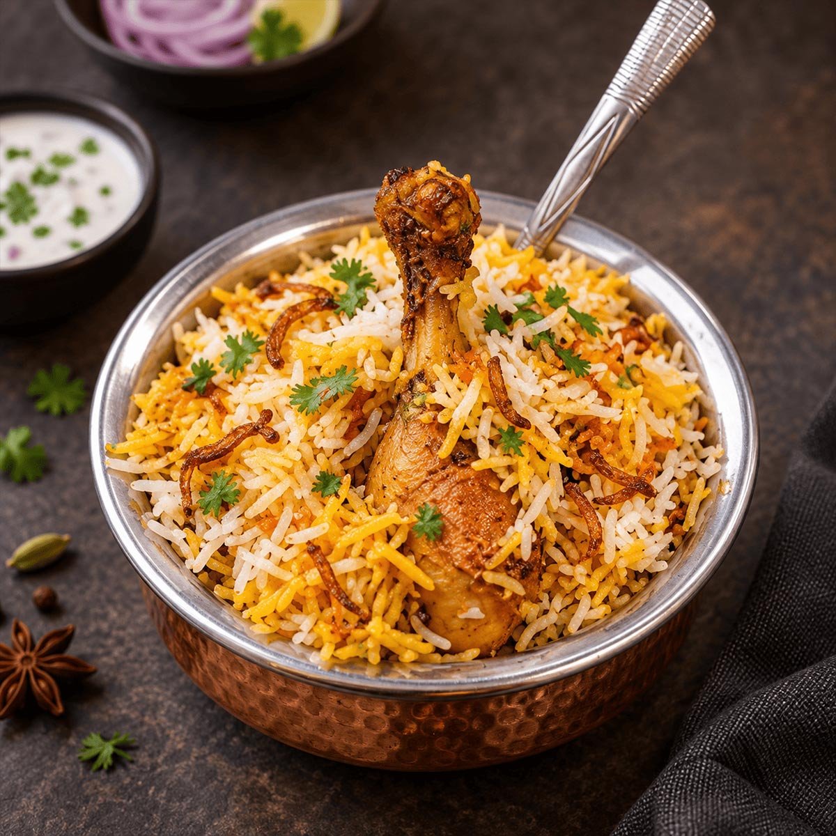 Chicken Dum Biryani - Arabecue Lucknow